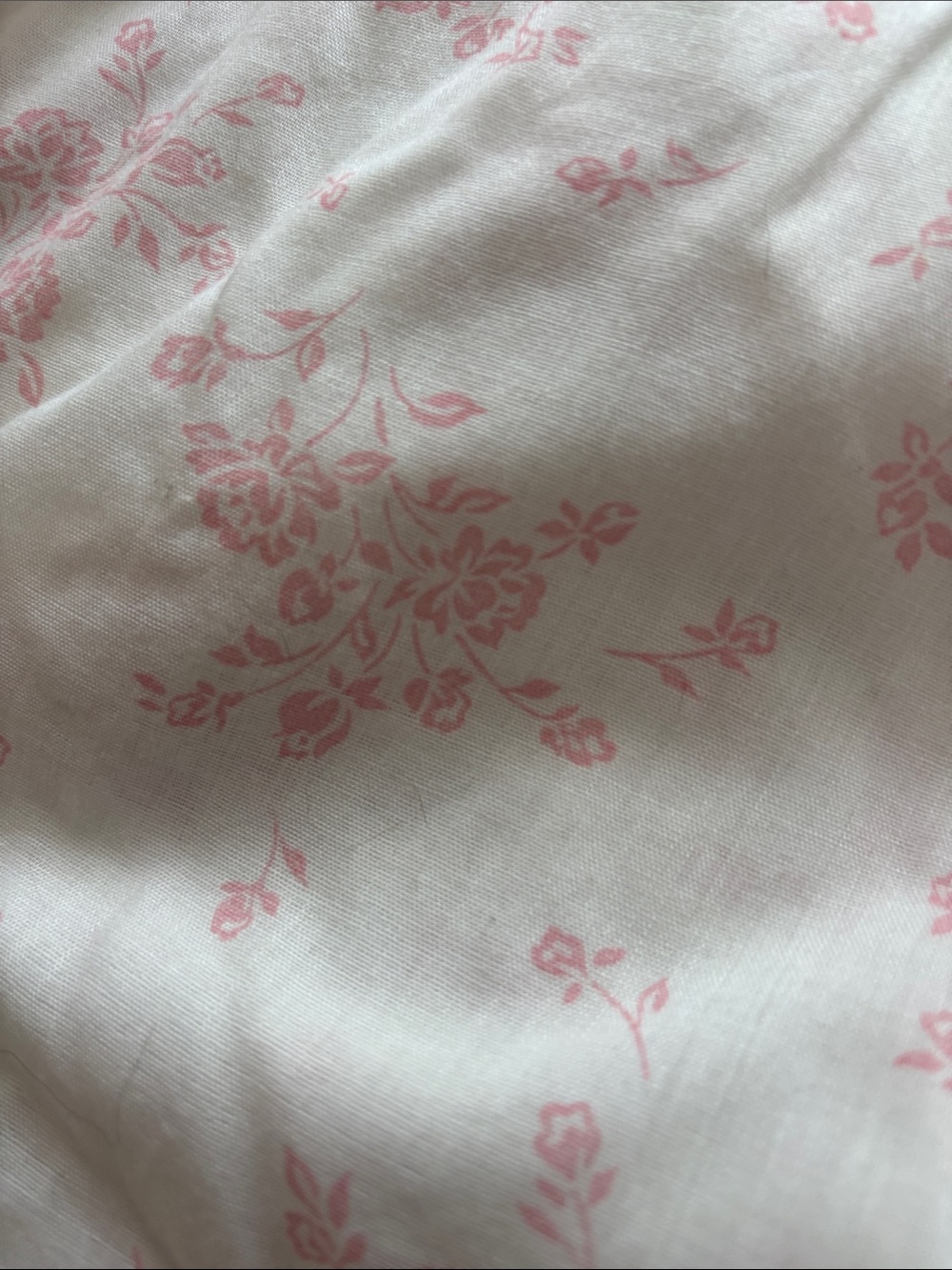 Miss Elaine Pink and White Floral Nightgown - Picture 4 of 12